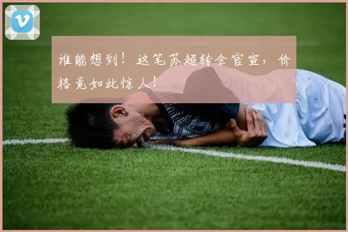 谁能想到！这笔苏超转会官宣，价格竟如此惊人！